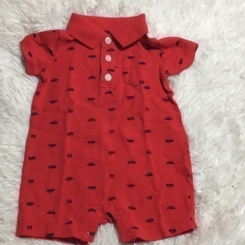 ☄Carter’s Classic Cars Print One Piece-Size 6 Mos